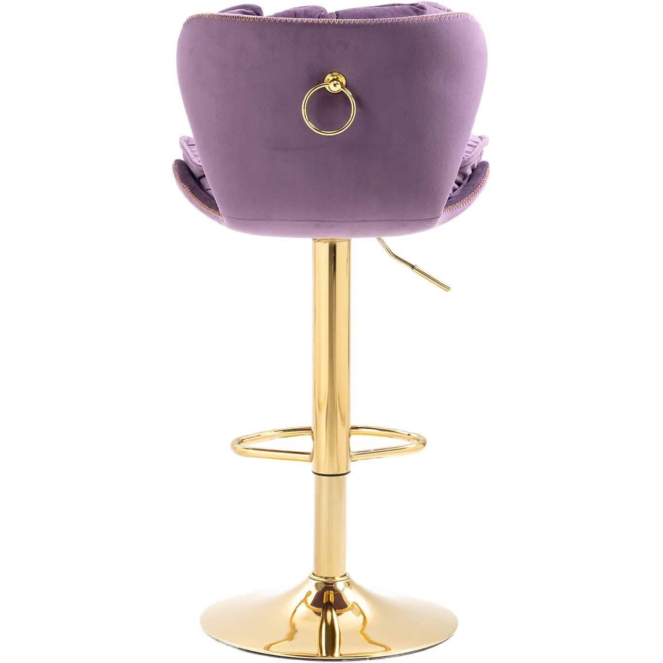 Vintage Swivel Velvet Bar Stools DailySale