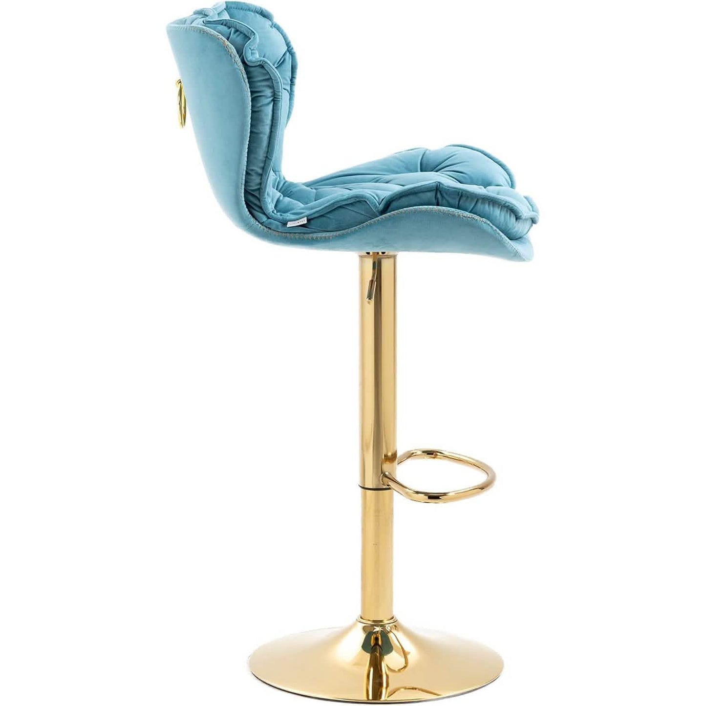 Vintage Swivel Velvet Bar Stools DailySale