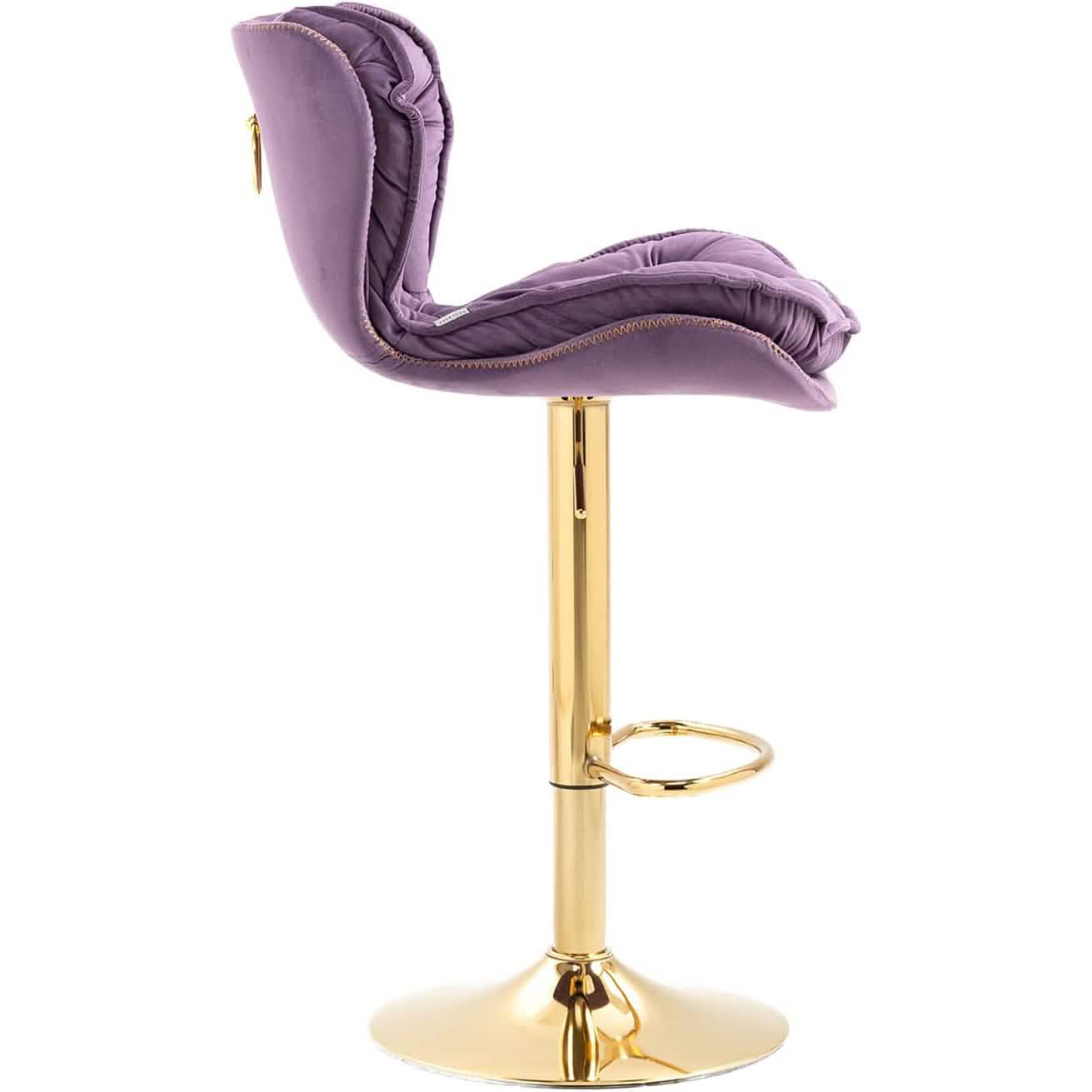 Vintage Swivel Velvet Bar Stools DailySale