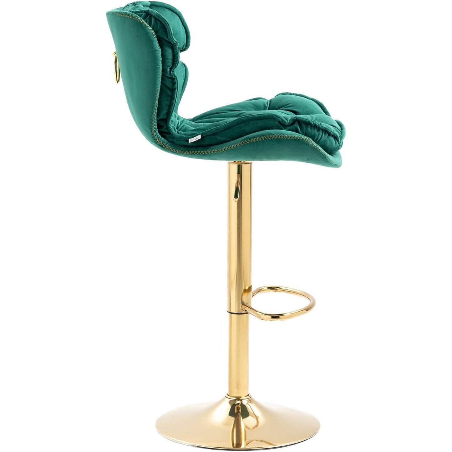 Vintage Swivel Velvet Bar Stools DailySale