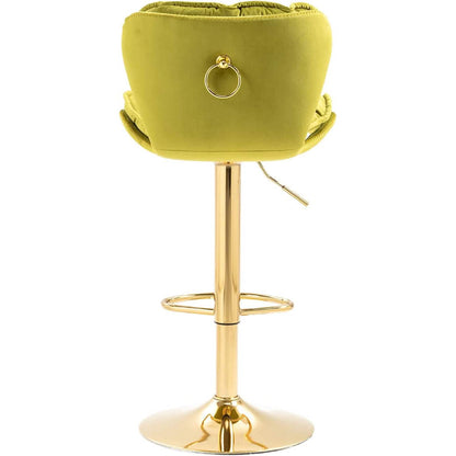 Vintage Swivel Velvet Bar Stools DailySale