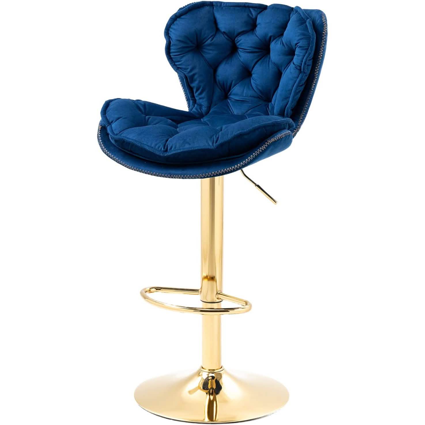 Vintage Swivel Velvet Bar Stools DailySale