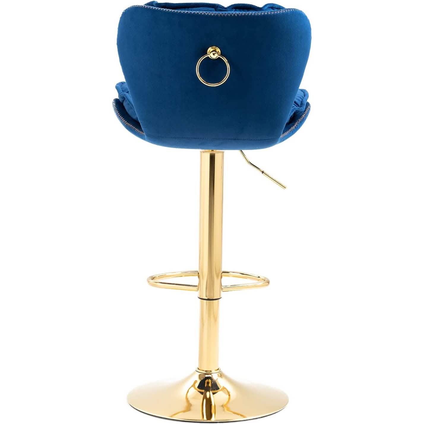 Vintage Swivel Velvet Bar Stools DailySale