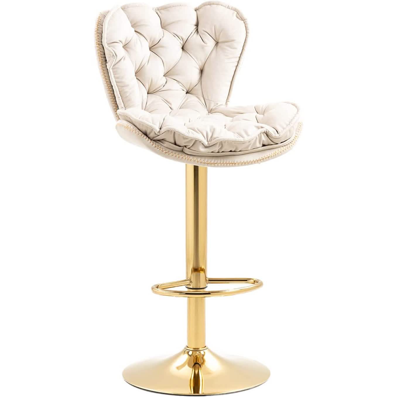 Vintage Swivel Velvet Bar Stools DailySale