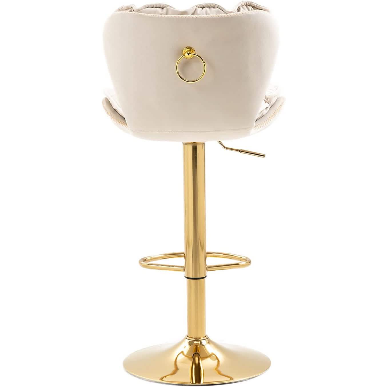 Vintage Swivel Velvet Bar Stools DailySale
