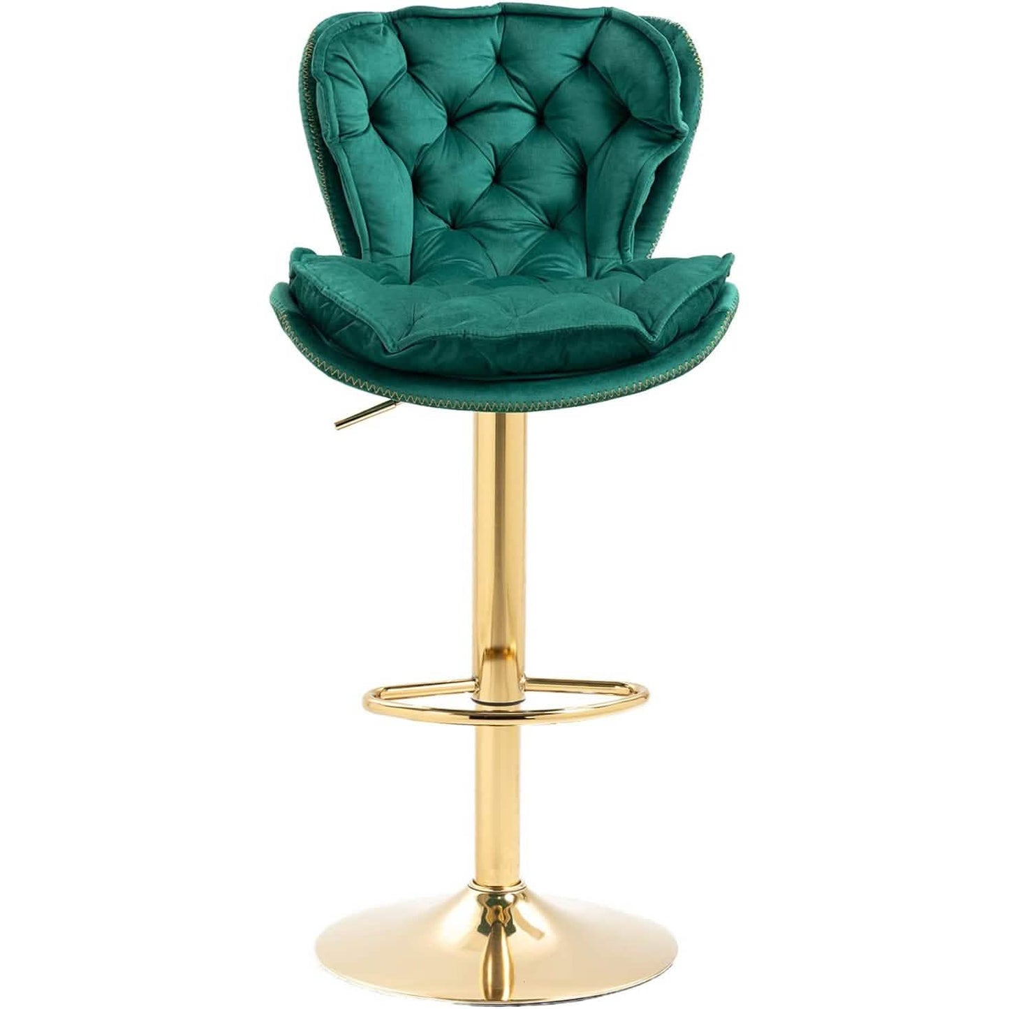 Vintage Swivel Velvet Bar Stools DailySale