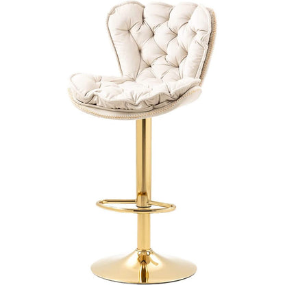 Vintage Swivel Velvet Bar Stools DailySale