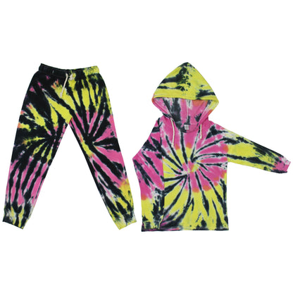 Vintage Tie-Dye Hoodie and Jogger Sets DailySale
