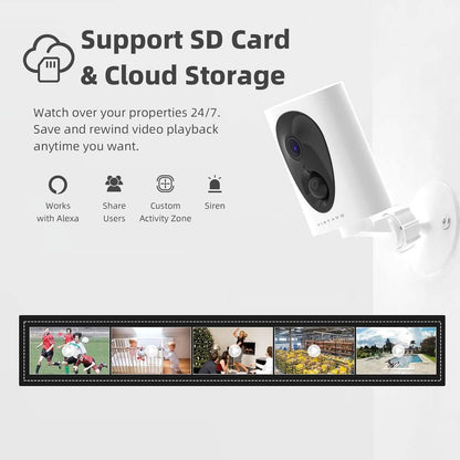 VIRTAVO Security Cameras Wireless  (Refurbished) DailySale