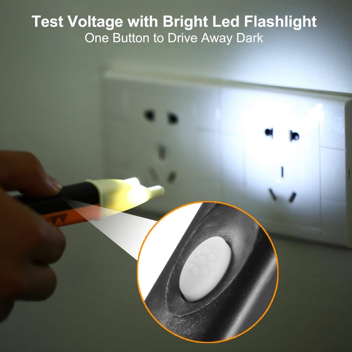 Voltage Tester Detector Pen Non-Contact with Flashlight DailySale