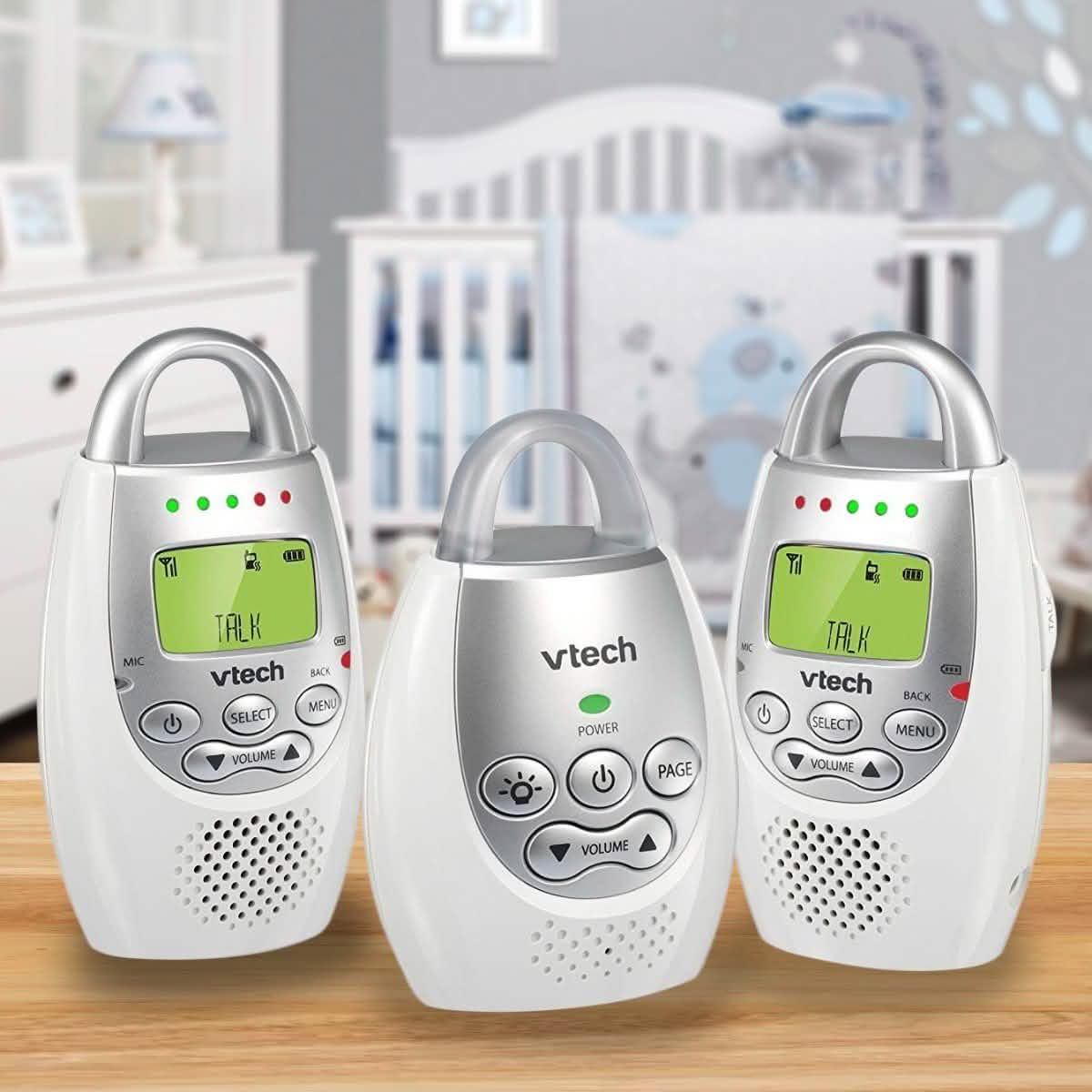 VTech BA72212GY Audio Baby Monitor with 2 Parent Units DailySale