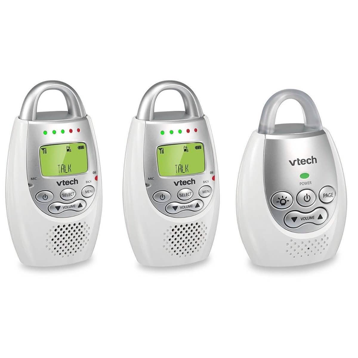 VTech BA72212GY Audio Baby Monitor with 2 Parent Units DailySale