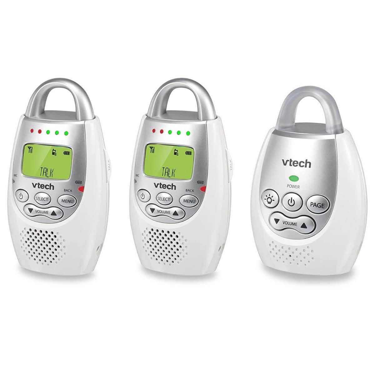 VTech BA72212GY Audio Baby Monitor with 2 Parent Units DailySale