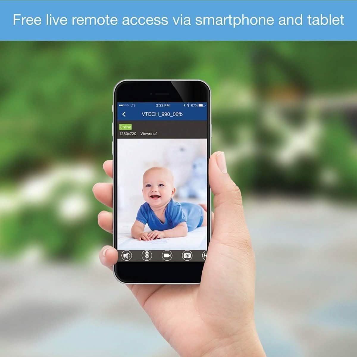 VTech Wi-Fi Enabled Expandable Digital Video Baby Monitor DailySale