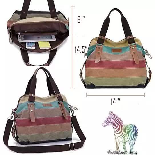 Valencia Canvas Shoulder Bag DailySale