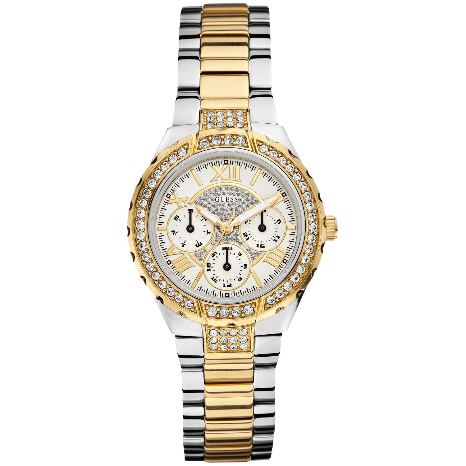 Guess Women's White Dial Bids.com