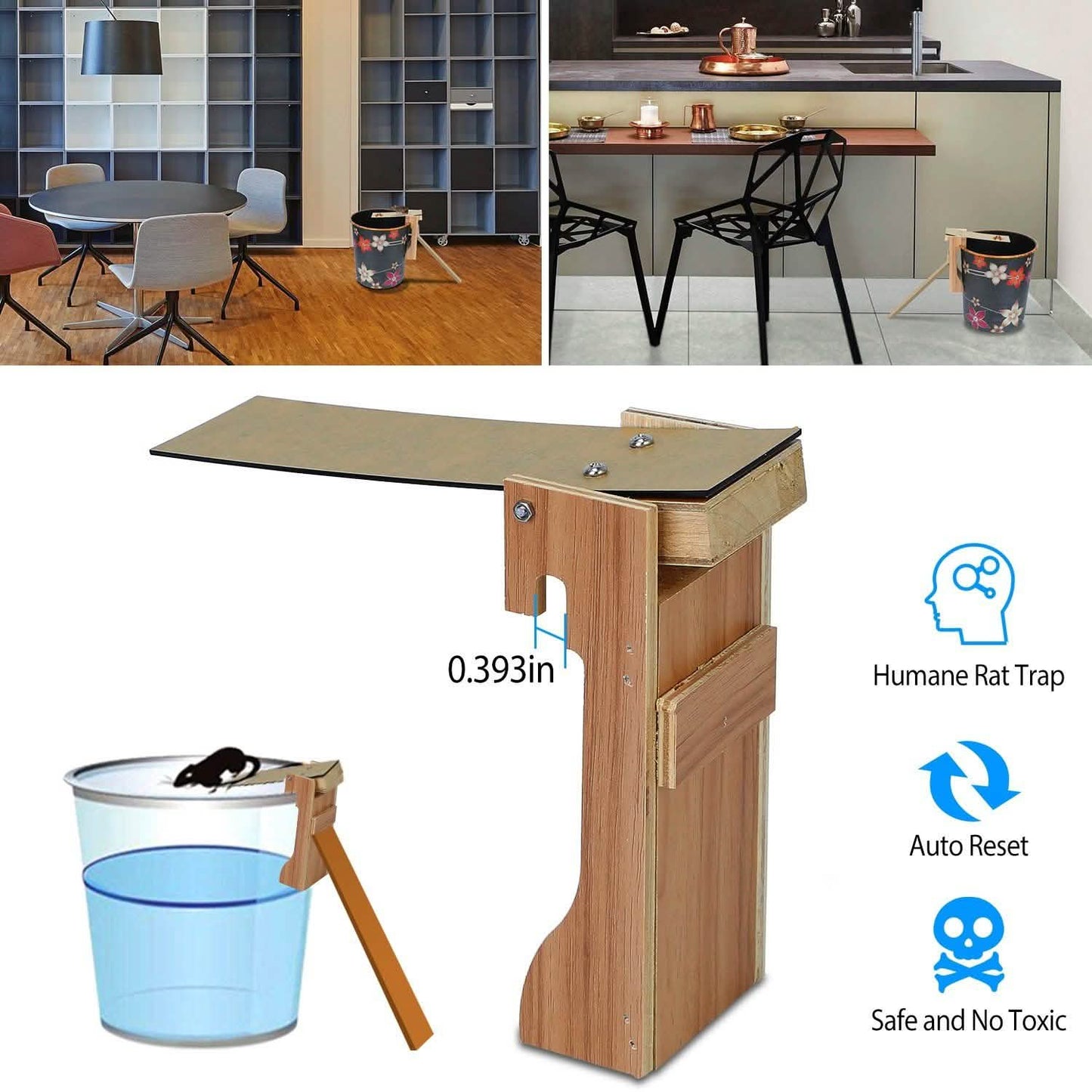 Walk the Plank Mouse Trap Reusable DailySale