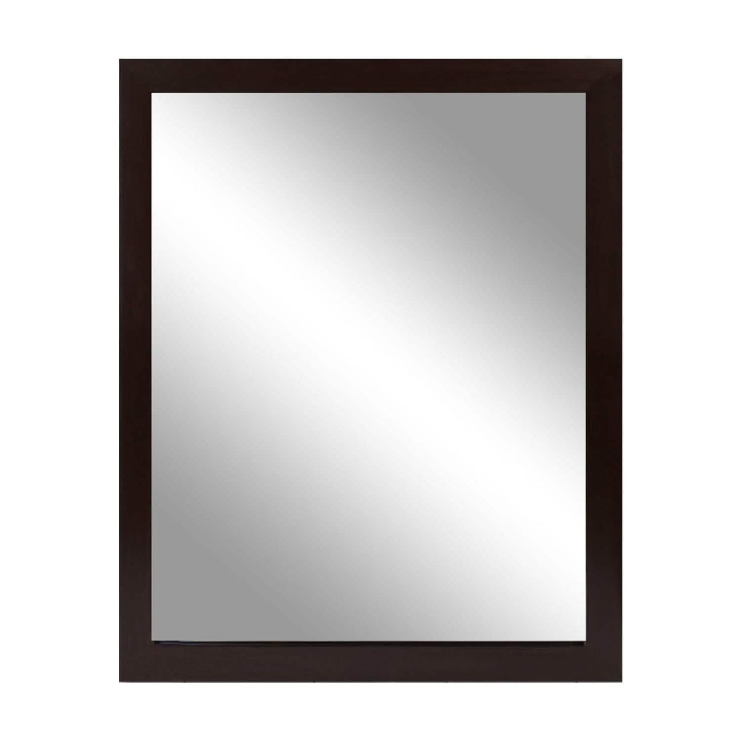 Wall Mount Mirror Wood-Like Frame Rectangle Modern Hanging Mirror DailySale