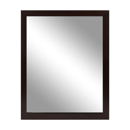 Wall Mount Mirror Wood-Like Frame Rectangle Modern Hanging Mirror DailySale