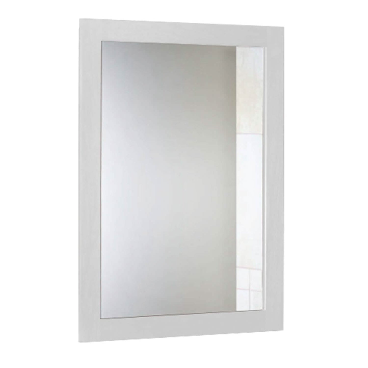 Wall Mount Mirror Wood-Like Frame Rectangle Modern Hanging Mirror DailySale