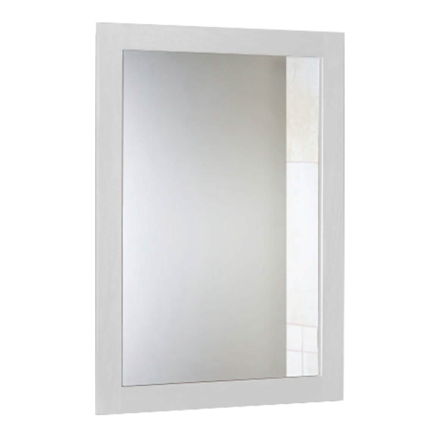 Wall Mount Mirror Wood-Like Frame Rectangle Modern Hanging Mirror DailySale
