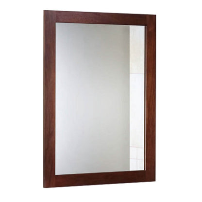 Wall Mount Mirror Wood-Like Frame Rectangle Modern Hanging Mirror DailySale