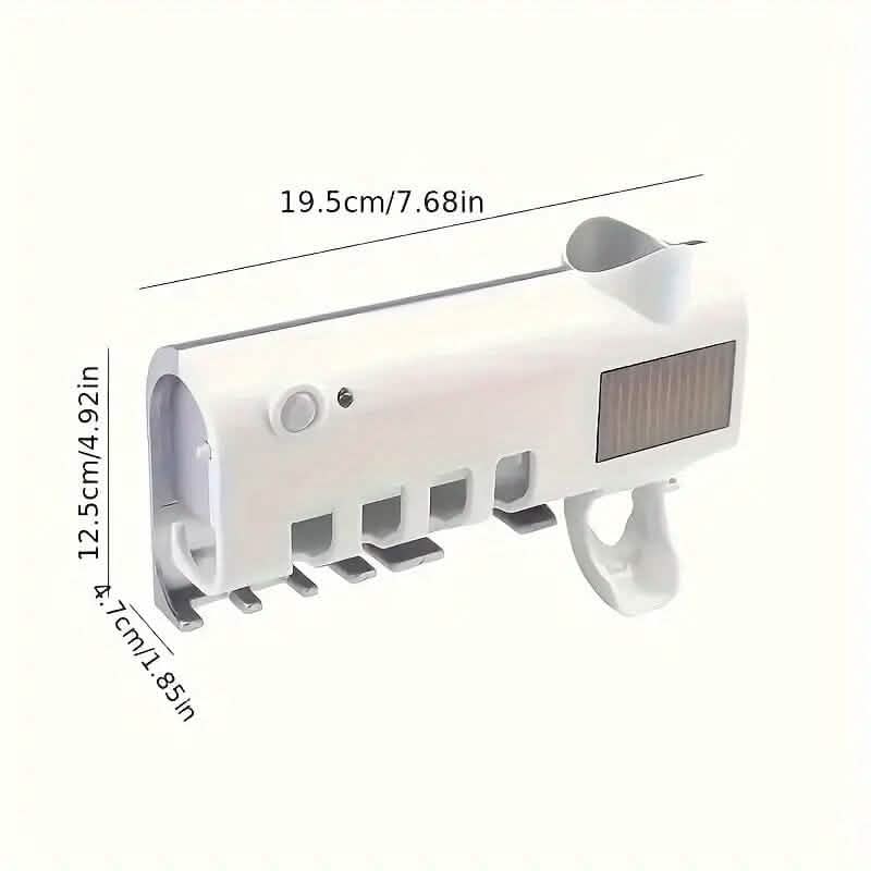 Wall Mounted 4 Slot Toothbrush UV Disinfection Device DailySale