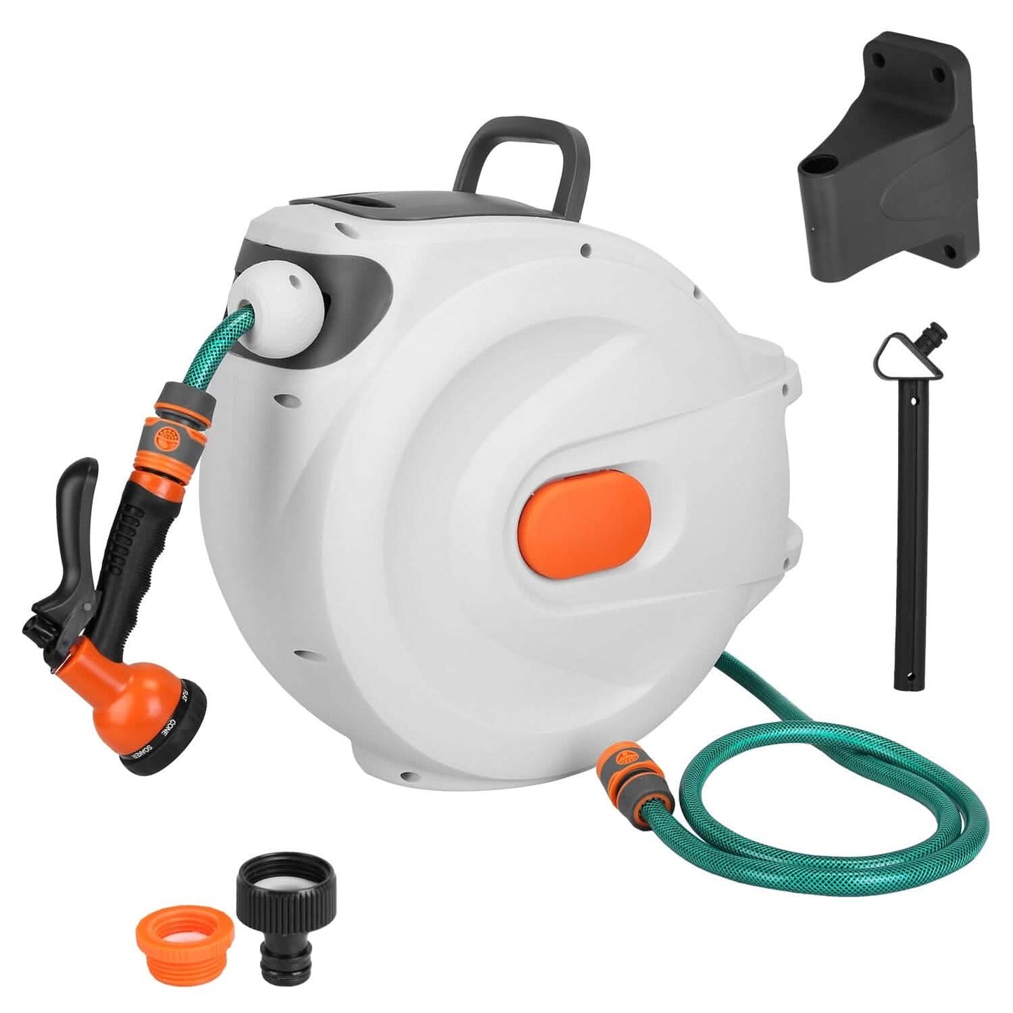 Wall Mounted Automatic Retractable Garden Hose Reel DailySale