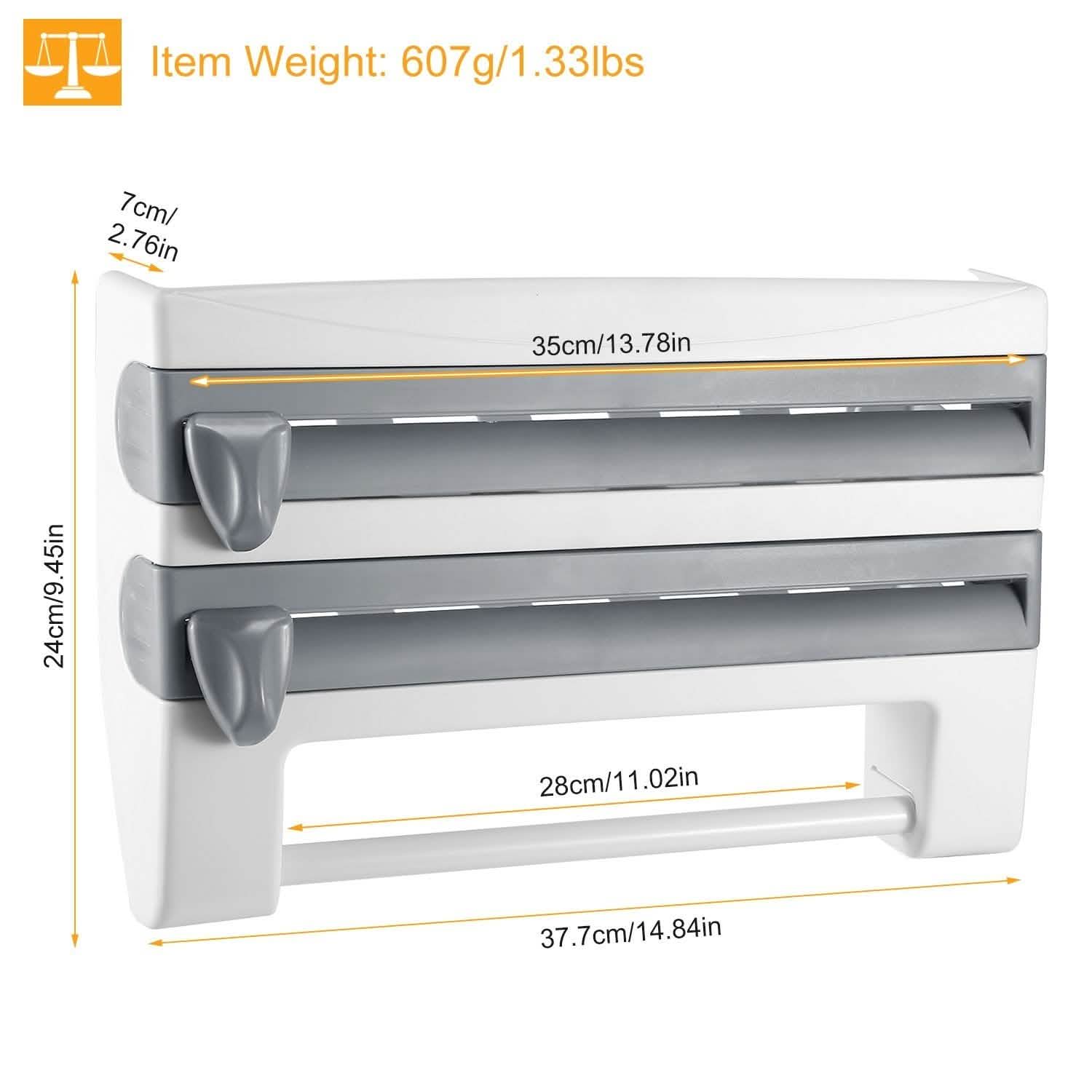 Wall Mounted Kitchen Roll Dispenser with Cutter DailySale