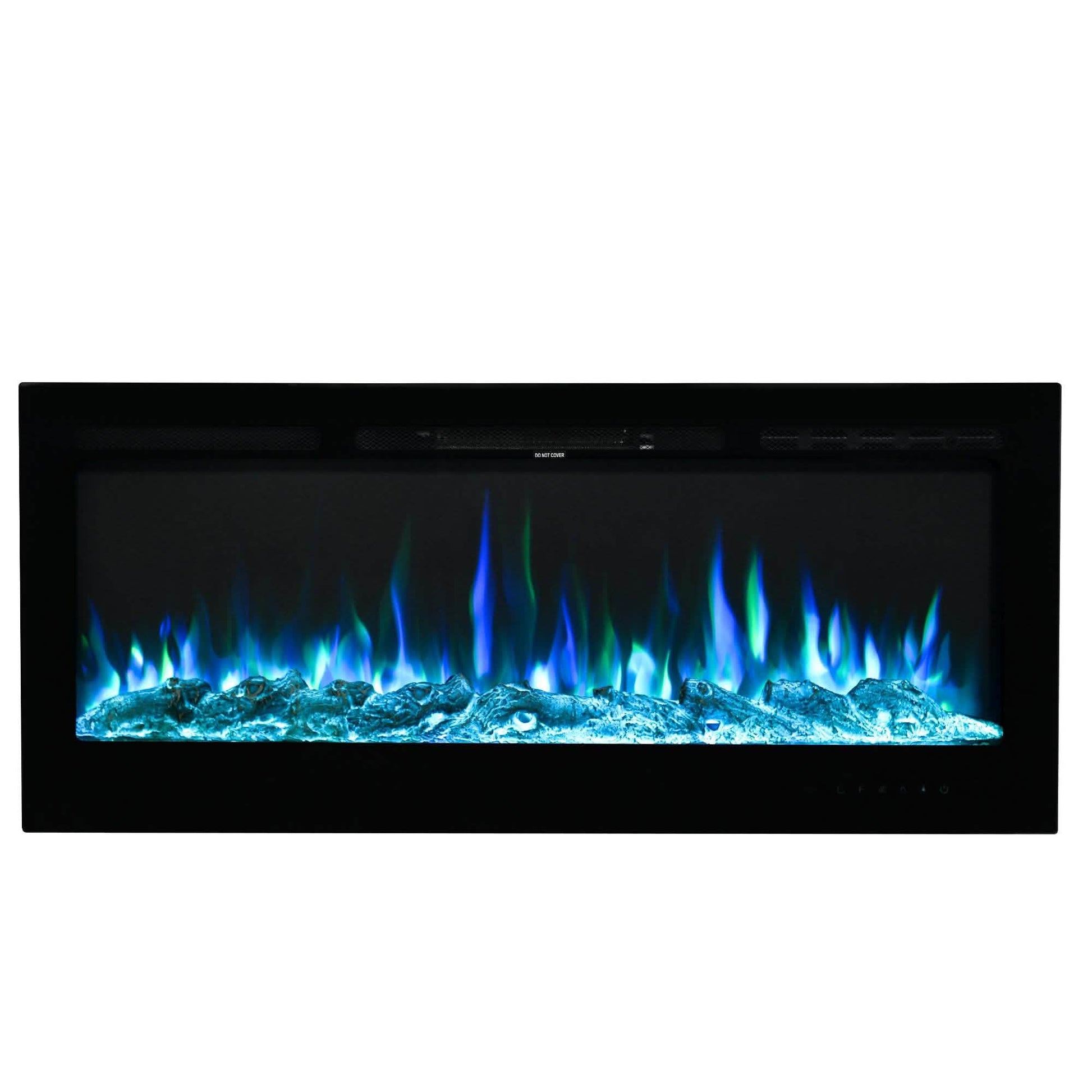 Wall-Mounted Recessed Electronic Fireplace - 50 Inch DailySale