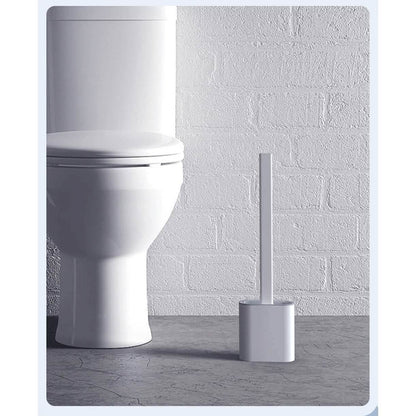 Wall Mounted Silicone Bathroom Brush and Holder Set DailySale