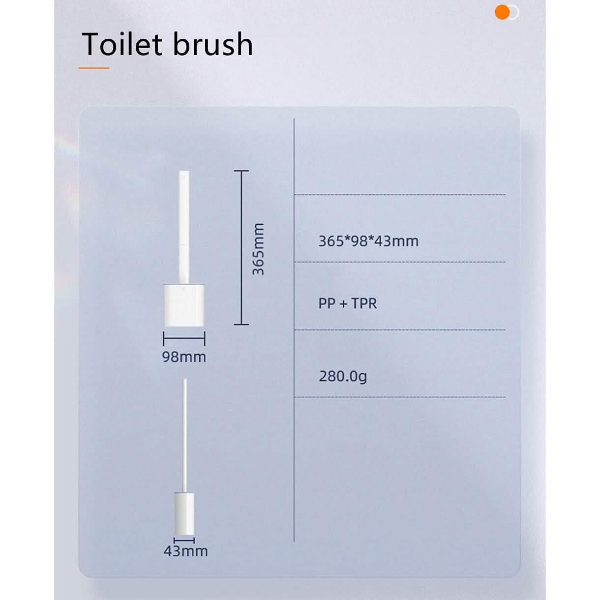 Wall Mounted Silicone Bathroom Brush and Holder Set DailySale