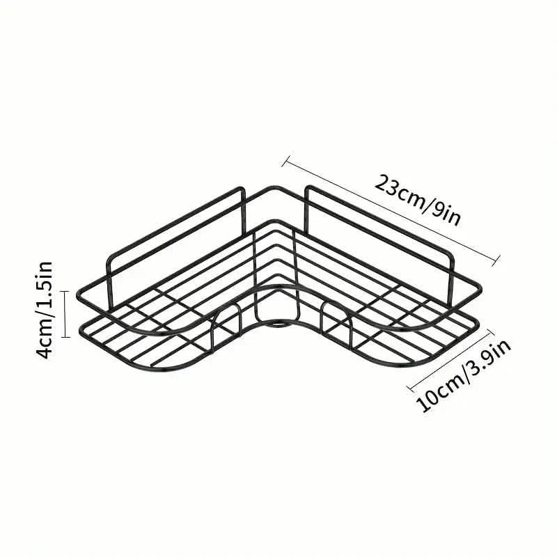 Wall-Mounted Storage For Toilet, Bathroom Shampoo Lotion Cosmetic Storage Rack DailySale