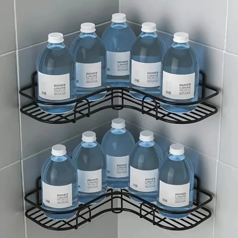 Wall-Mounted Storage For Toilet, Bathroom Shampoo Lotion Cosmetic Storage Rack DailySale