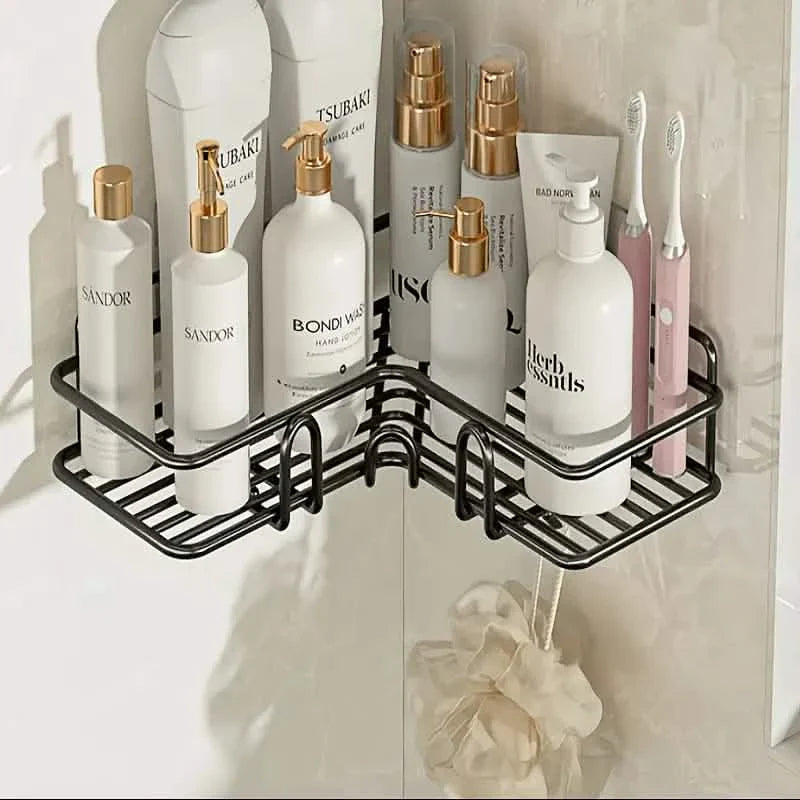 Wall-Mounted Storage For Toilet, Bathroom Shampoo Lotion Cosmetic Storage Rack DailySale