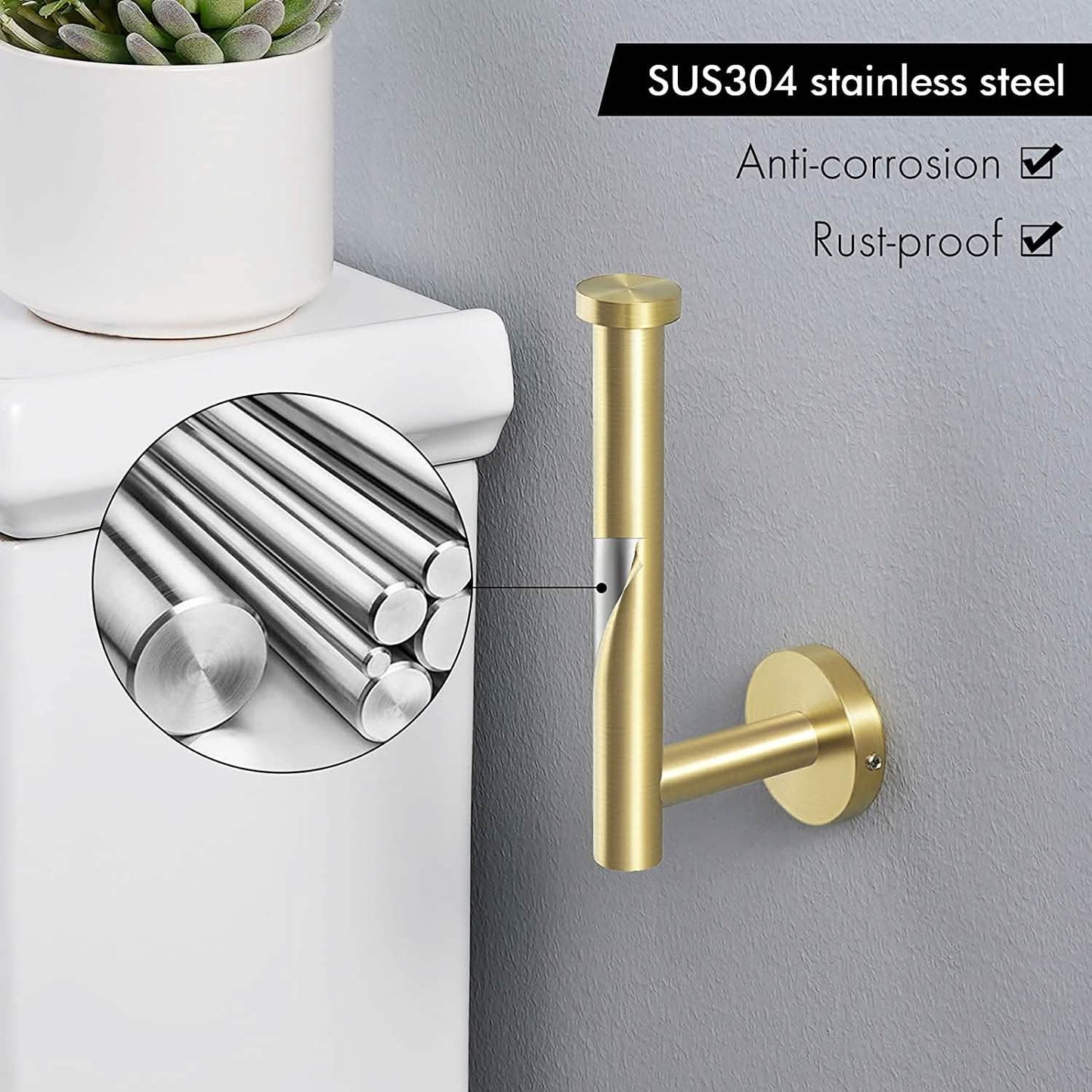 Wall Mounted Toilet Paper Holder DailySale