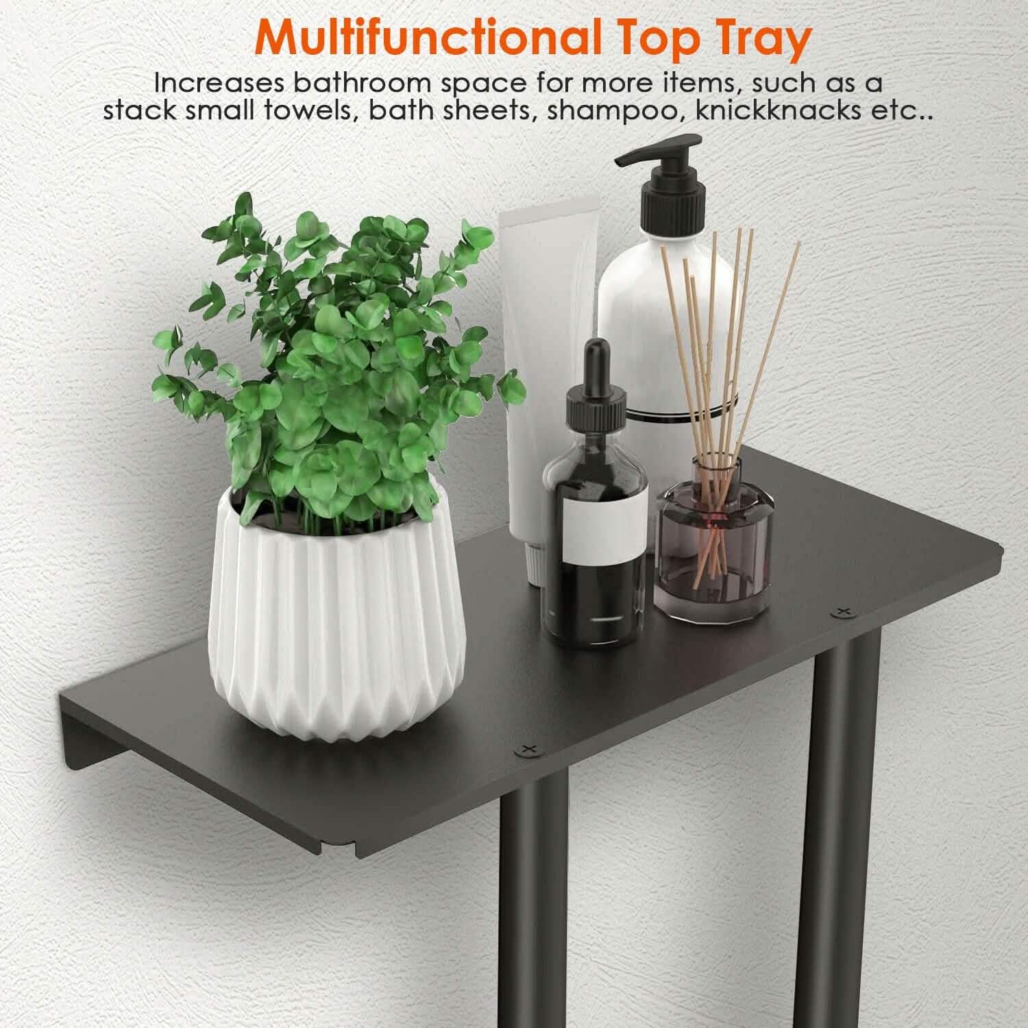 Wall Mounted Towel Rack for Rolled Towels DailySale