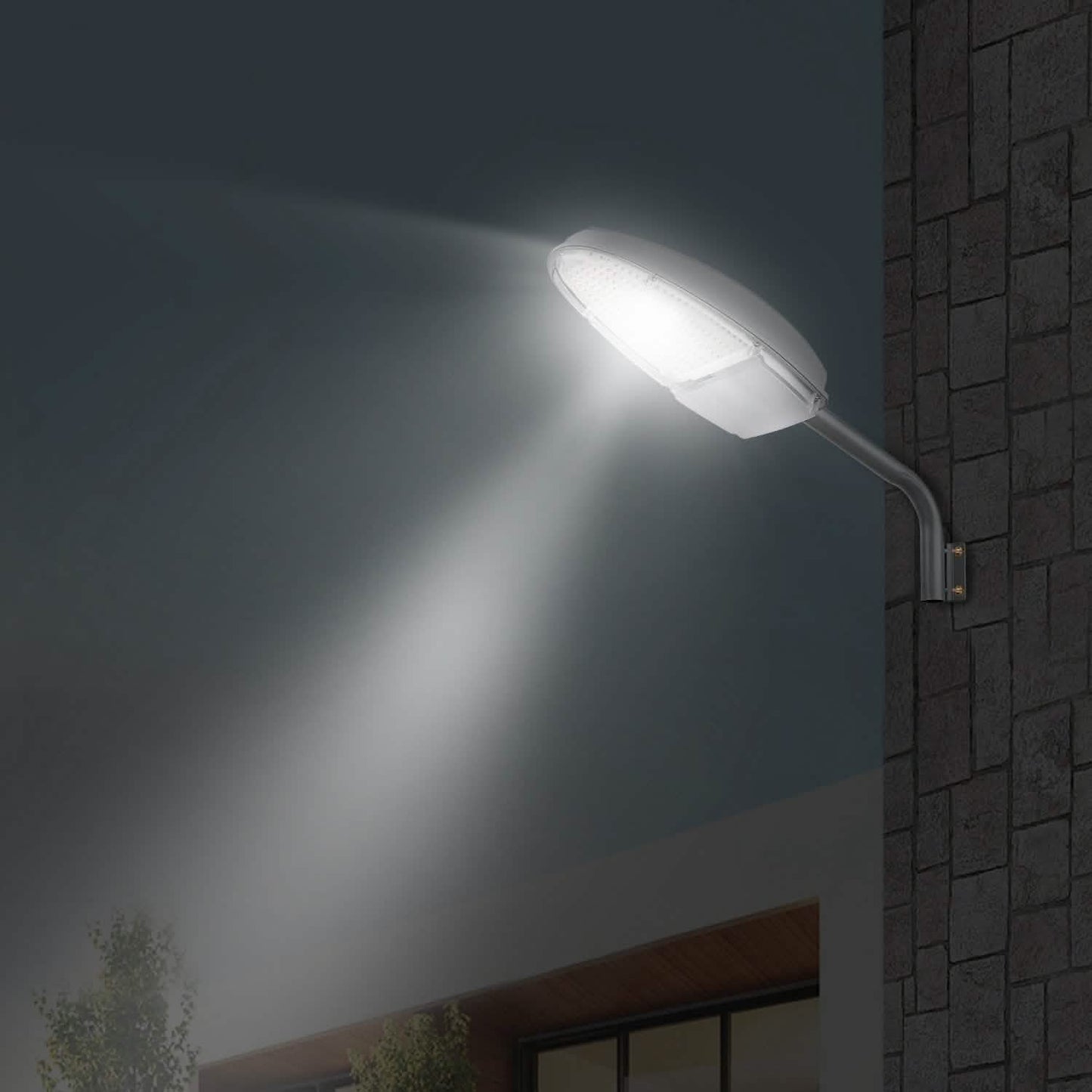 Wall Pack LED Lights 144LEDs Photocell Sensor Street Lamp IP65 Waterproof DailySale