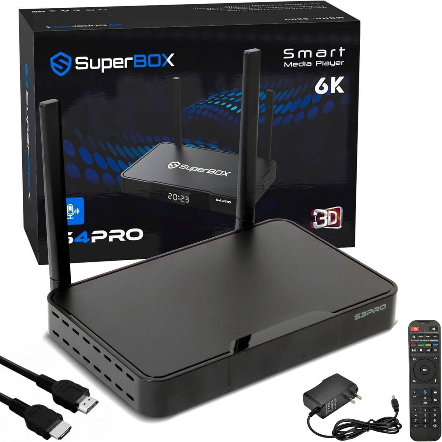 WALLECOM 2023 Latest S4 PRO Smart TV Box  (Refurbished) DailySale