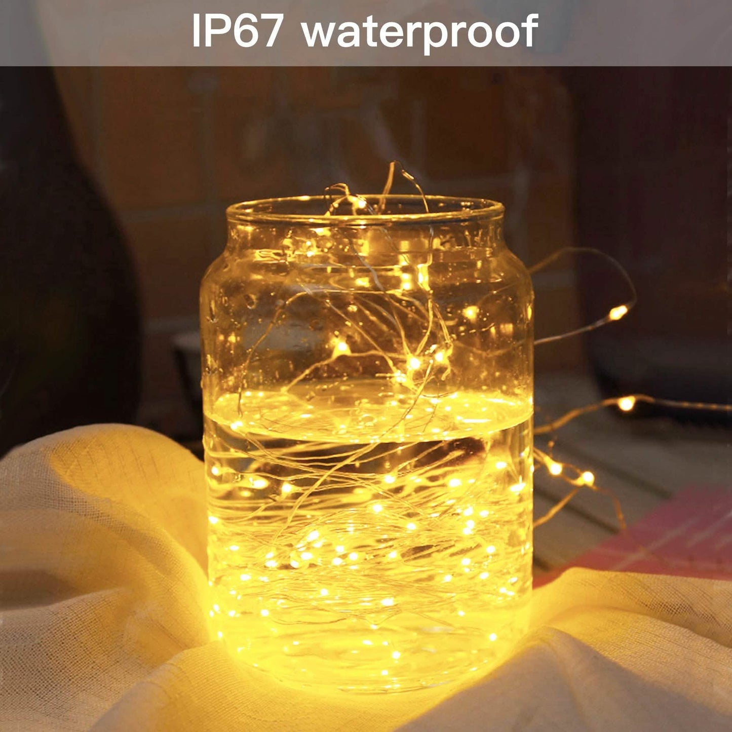 Warm White USB Remote Control 300LED String Lights DailySale