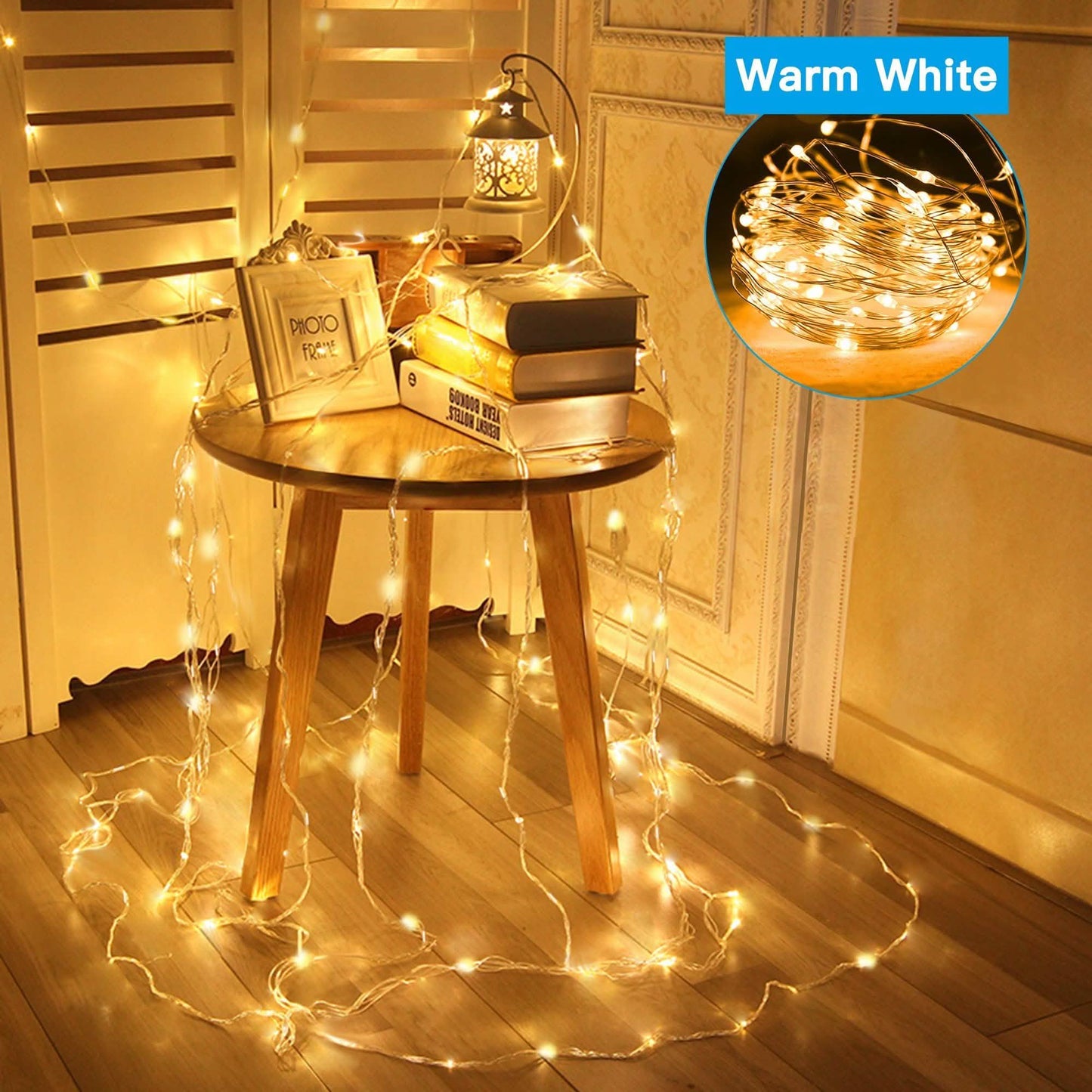 Warm White USB Remote Control 300LED String Lights DailySale