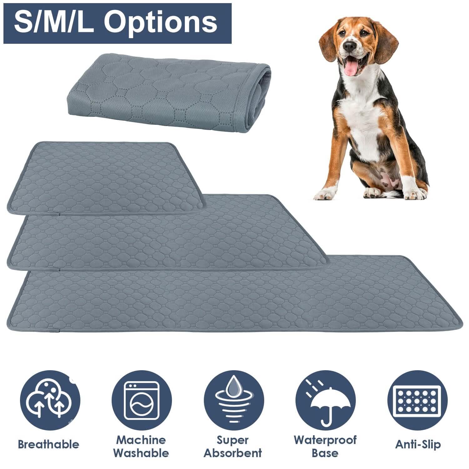 Washable Dog Pee Pad Reusable Puppy Potty Training Pads DailySale