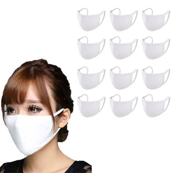 Washable & Resuable 2 Ply Cotton Fabric Face Mask With Elastic Earloop DailySale