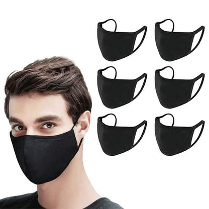 Washable & Resuable 2 Ply Cotton Fabric Face Mask With Elastic Earloop DailySale