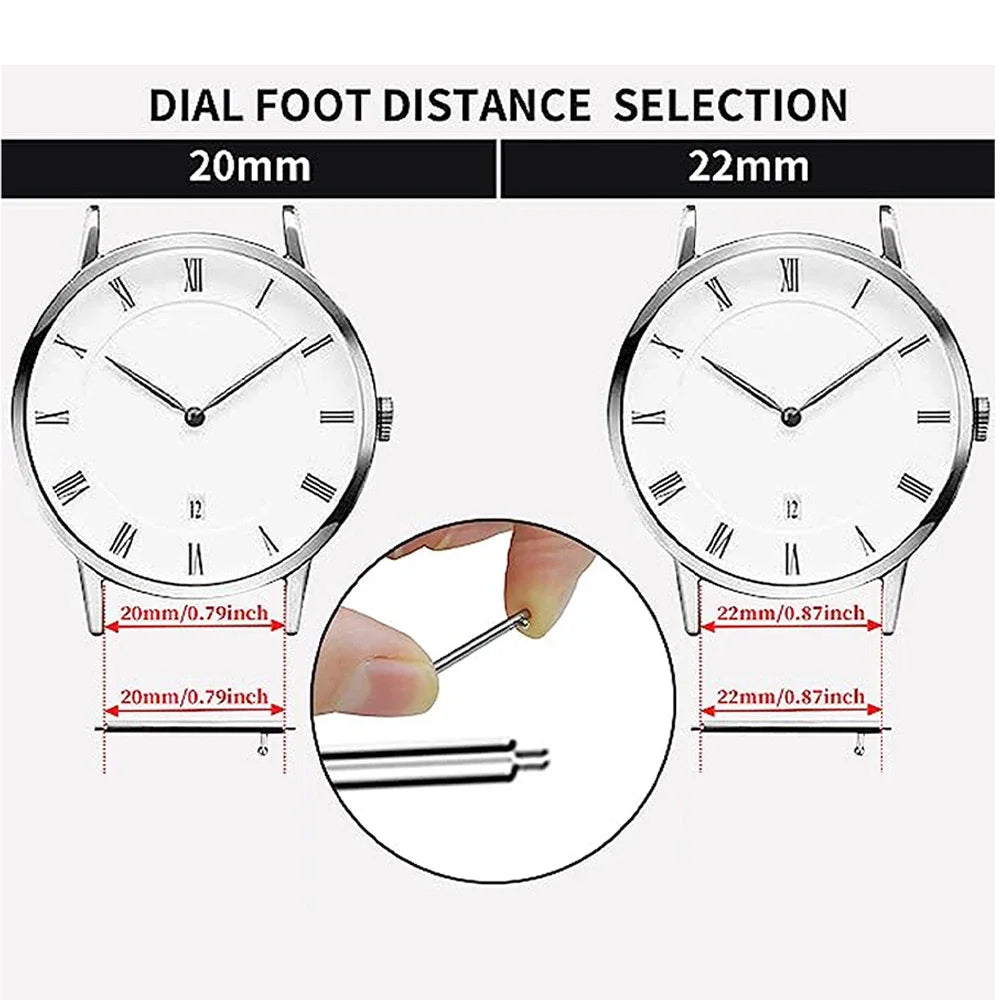 COROS Nylon Loop Watch Band - Elastic Strap Unisex with Metal Button Clasp BandsCo Straps