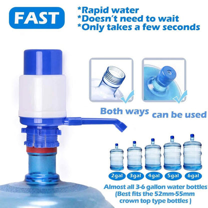 Water Bottle Pump Manual Pressure Water Dispenser DailySale