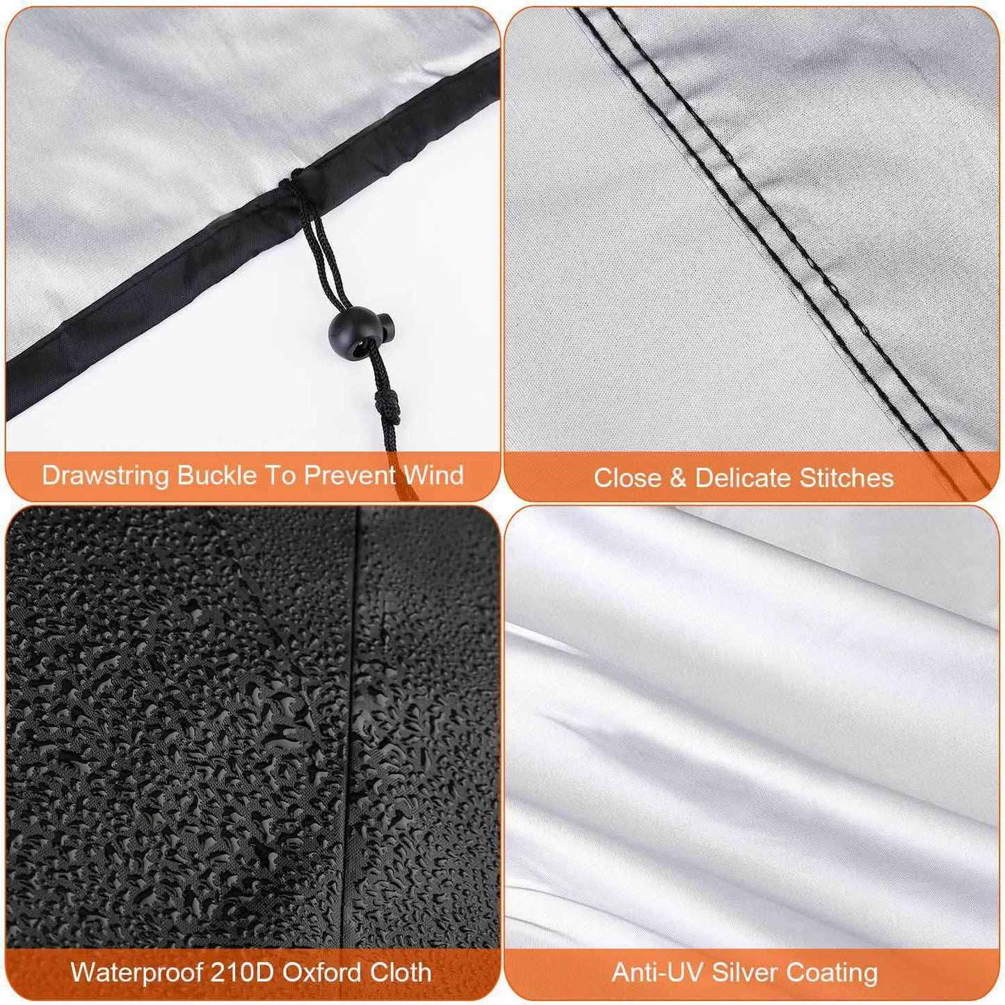 Water-Resistant Heavy Duty BBQ Grill Cover DailySale