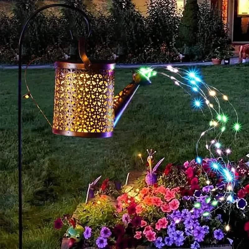 Watering Can Solar Garden Lights - Copper, Solar Powered DailySale
