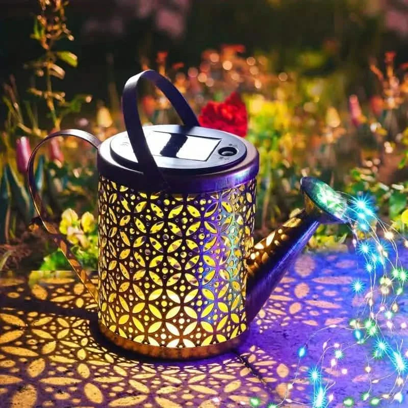 Watering Can Solar Garden Lights - Copper, Solar Powered DailySale