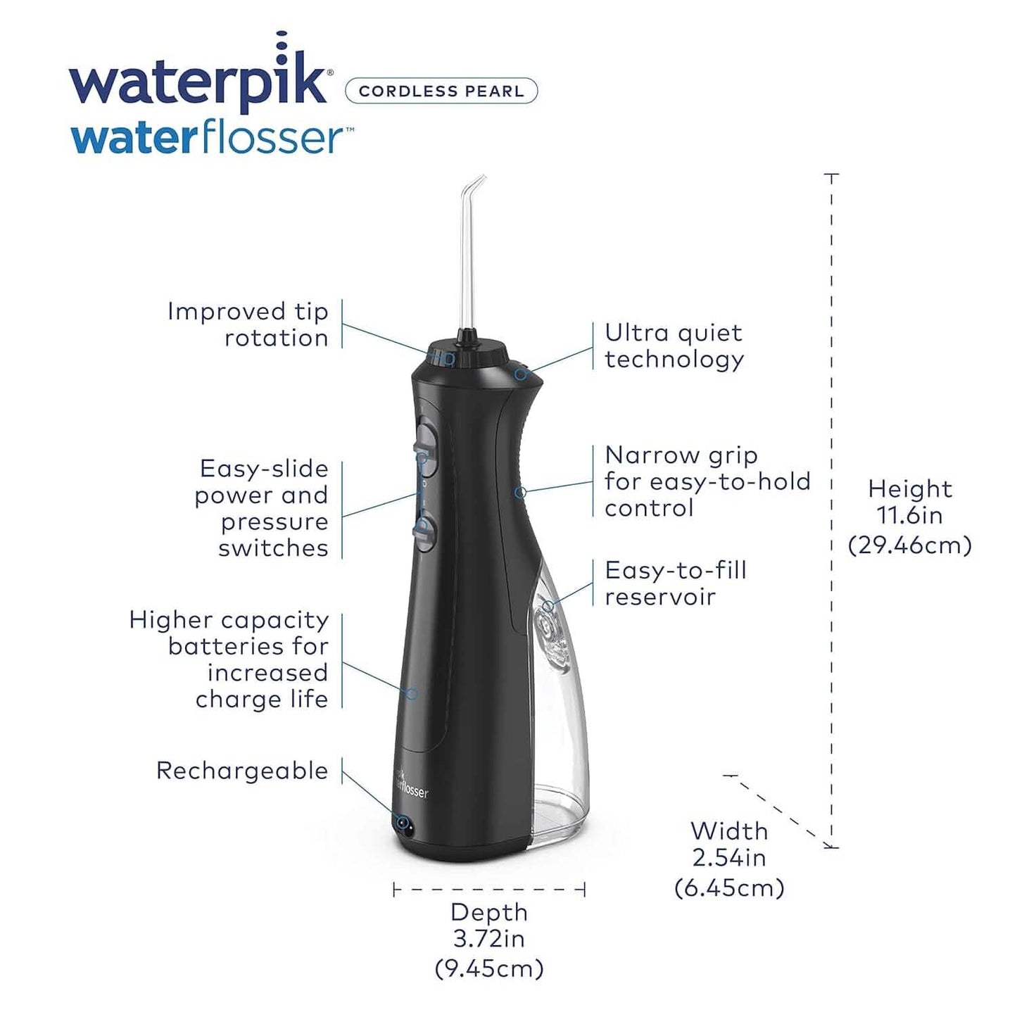 Waterpik Cordless Pearl Water Flosser  (Refurbished) DailySale